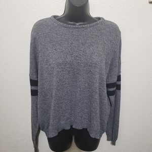 Brandy Melville varsity  stripe pullover sweater